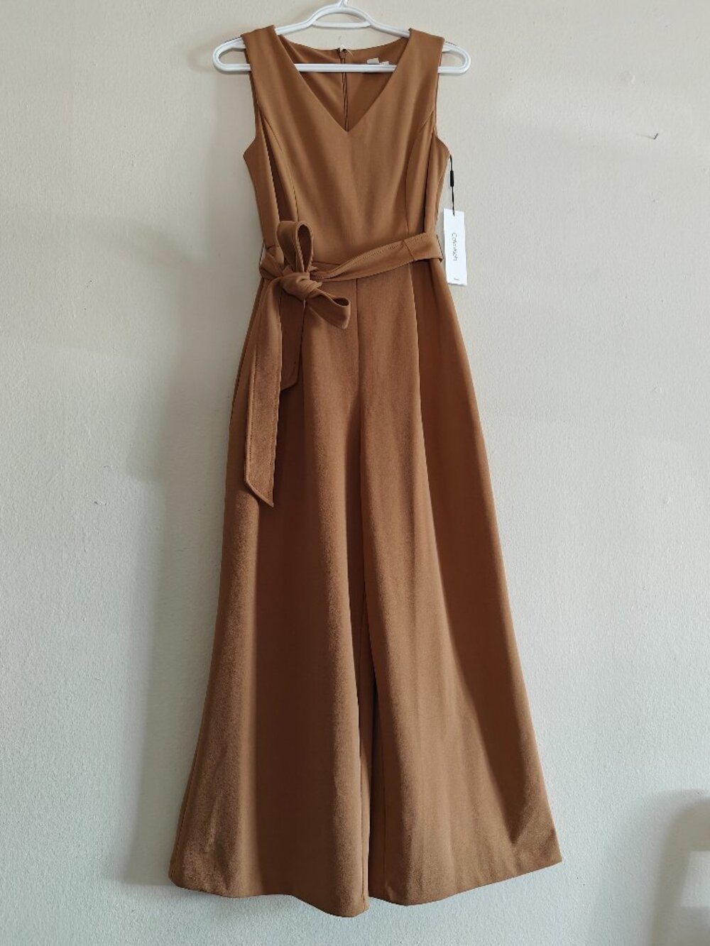 CALVIN KLEIN WIDE-LEG JUMPSUIT (SIZE 2)